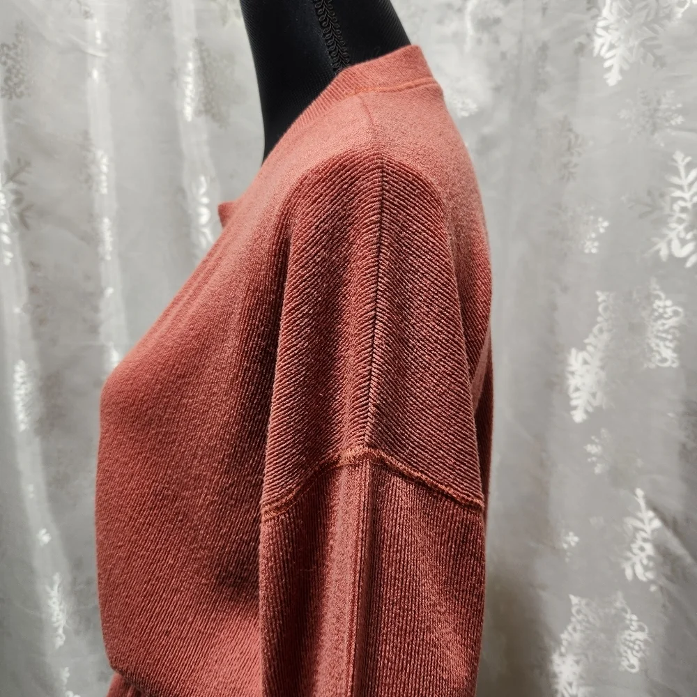 ZARA Basic Ribbed Knit Peplum Ruffle Top (S) - Picture 6 of 10